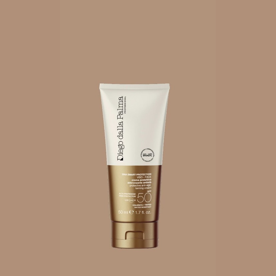 CREMA ANTIEDAD PROTECTORA Y BRONCEADORA ROSTRO SPF50